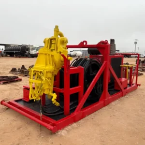 LOGAN 120-TON POWER SWIVEL UNIT, SKIDDED