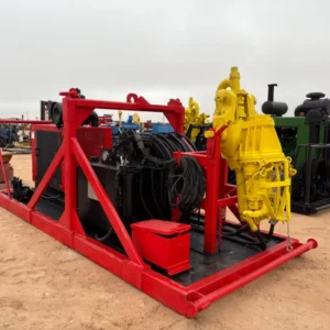 LOGAN 120-TON POWER SWIVEL UNIT, SKIDDED