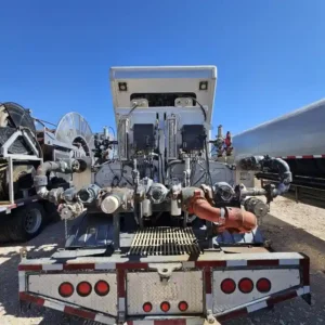 1000 HP Twin Pumper Trailer Mounted Unit 1158