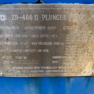 Plunger Pump Triplex Skid Unit